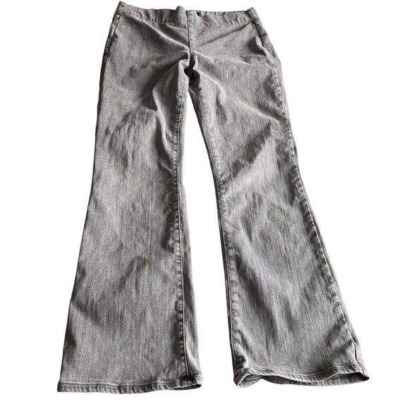 NYDJ Spanspring Pull-On Slim Bootcut Jeans- Clean Barnet Sz PM Neutral Comfort - Picture 5 of 12